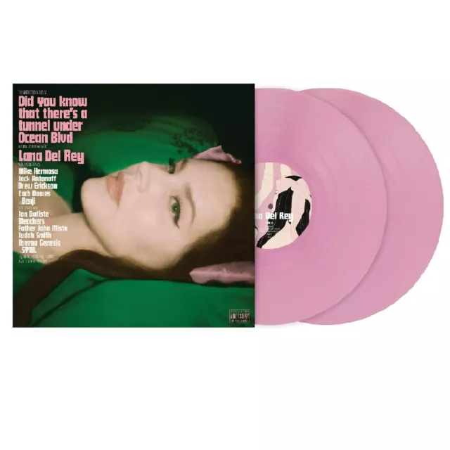 Lana del Rey PINK VINYL Did You Know That There's A Tunnel Under Ocean Blvd