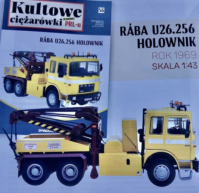 RABA U26.256 TOW Truck 1/43 Holownik Tug Iconic Hungarian Camion PRL ...