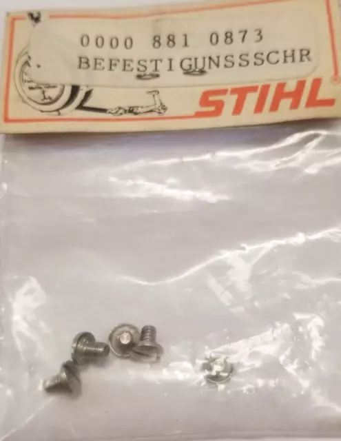 5 Stück Stihl Ersatzteil Befestigungsschraube 0000-881-0873