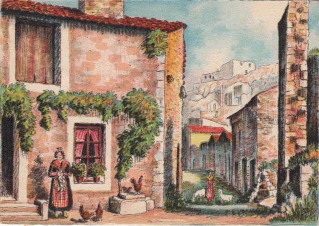 LES BAUX la rue du trincat