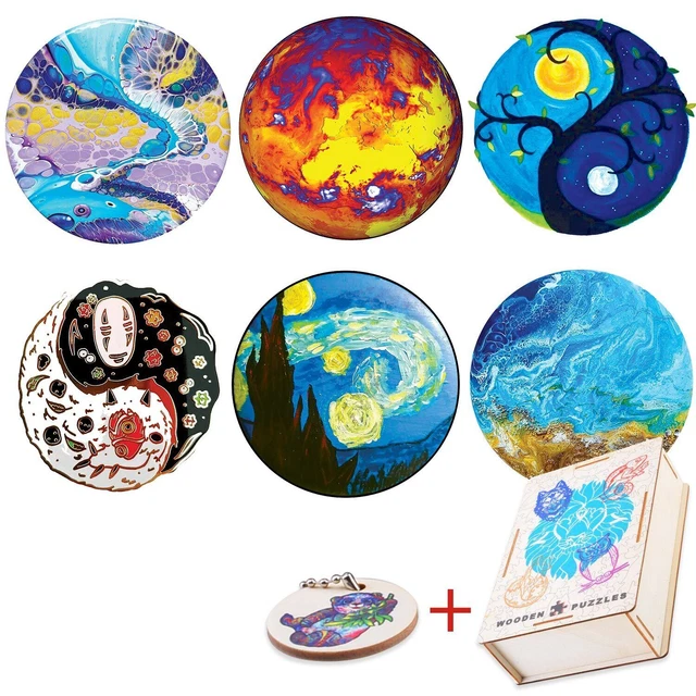 Animal Irregular Shape Wooden Jigsaw Puzzles Adults Kids Superb DIY Crafts Games