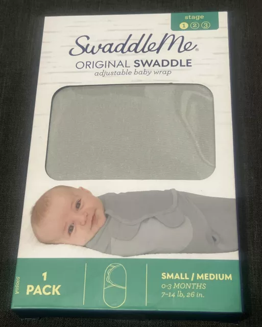 Swaddle Me Original Baby Wrap Swaddle - STAGE 1 - 0-3 MONTHS - 7-14lbs / 26"