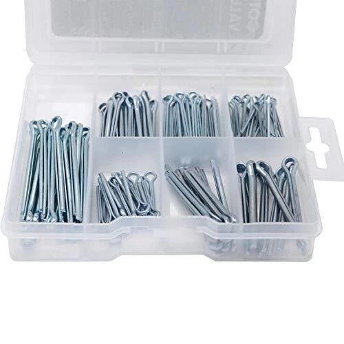 T.K. Excellent Assortment Zinc Plated Cotter Pins Kit106Pcs