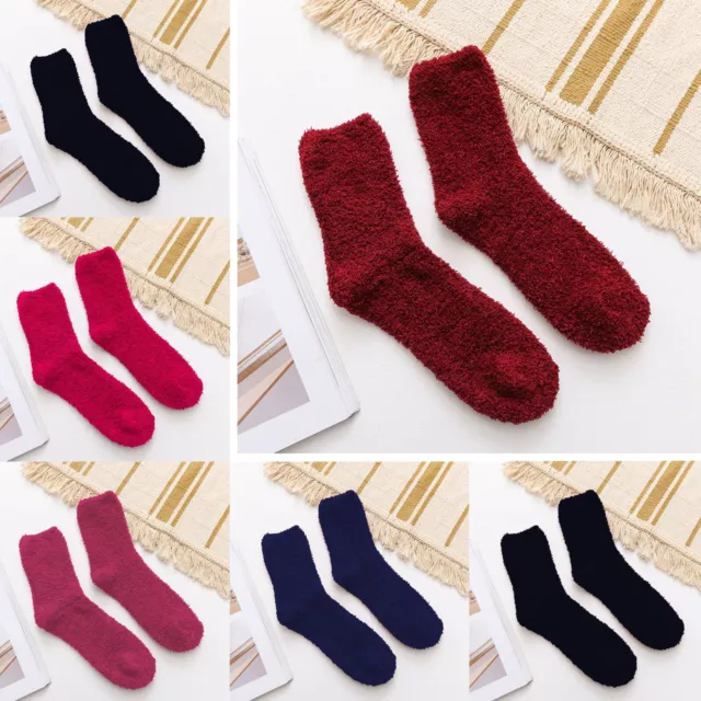 Pack De 12 Chaussettes Femme Doux Coloré Et Chaud En Éponge Modèle : Z-1038