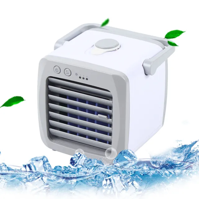 Portable Mini Air Conditioner Humidifier Bedroom Artic Cooler USB Fan Desktop