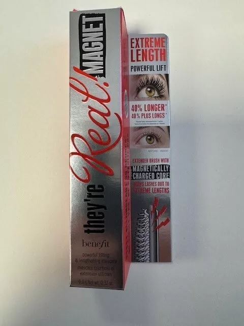 2 x Benefit They're Real! Magnet Mascara, Black, New