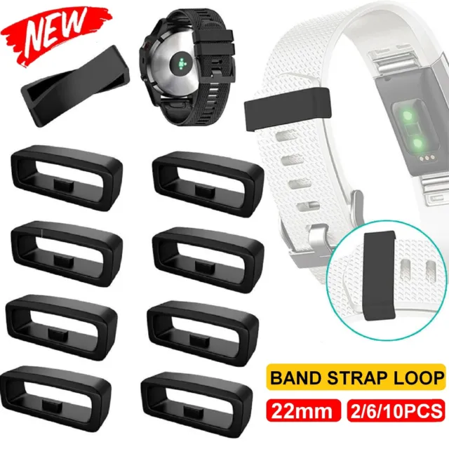 Watch Band Strap Loop Keeper Lock Fastener Ring For Garmin Fenix Forerunner