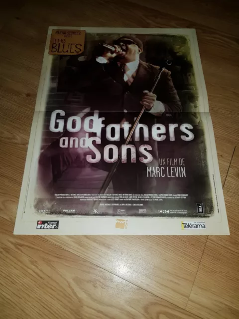 Affiche de cinéma d'époque du film: GOD FATHERS AND SONS de 2003 (40x60cm)