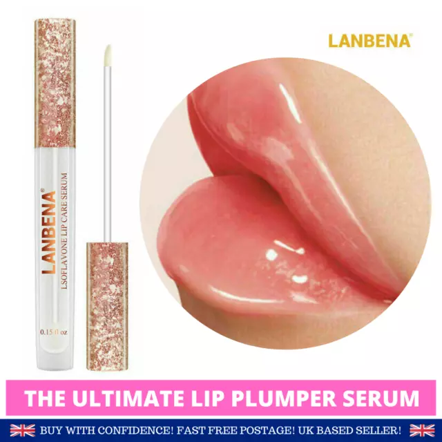 LIP PLUMPING LIPGLOSS | Lanbena Lip Plumper Serum Best Volumising Plump Enhancer