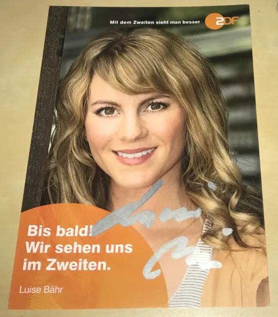 RAR Luise Bähr Orig. signierte Autogrammkarte Die Bergretter Autogramm ZDF TV #5