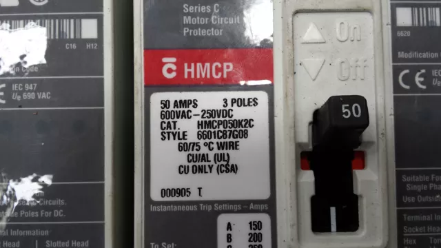 Cutler Hammer HMCP050K2C (IN11S2) 2