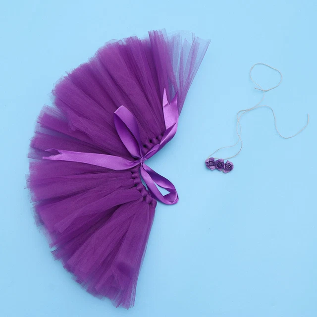 Vestito Tutù Ragazza Gonna Neonato Tulle Abiti Servizio Fotografico Neonata
