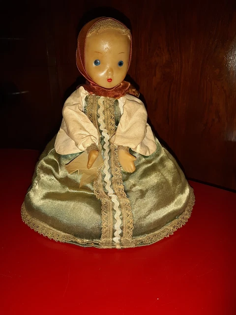 Poupée Ancienne Russe Babouchka - Couvre-théière En Tissu Matelassé - RARE