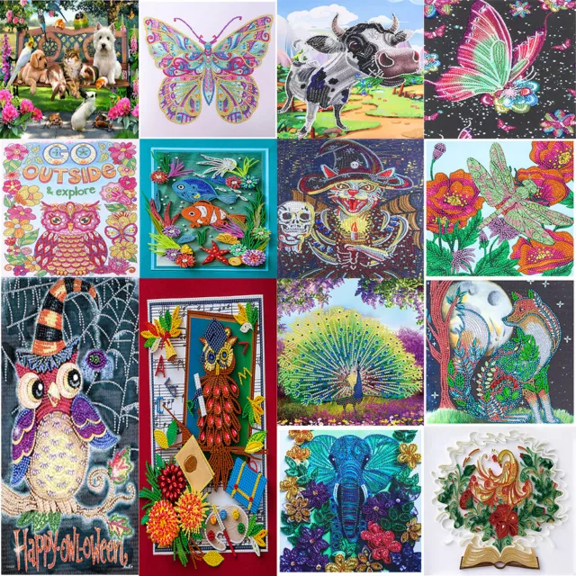 5D DIY Diamond Painting Full Drill Embroidery Cross Crafts Stitch Kit Home Decor