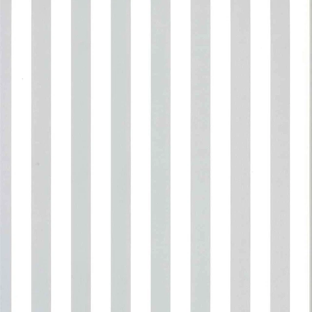 Fabulous World Carta da Parati Stripes Bianca e Grigio Chiaro 67103-3