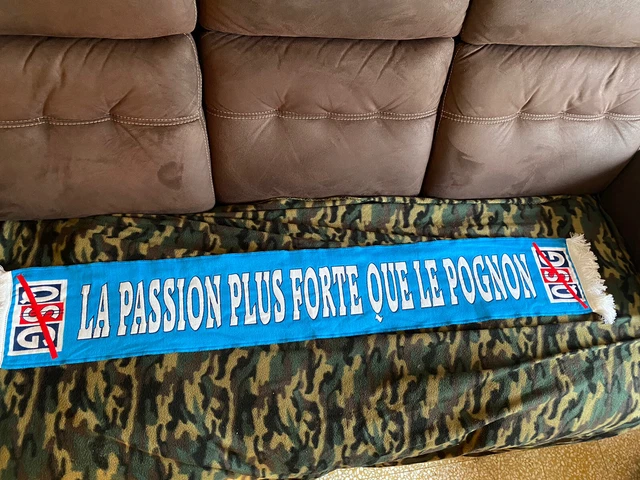 Echarpe Ultras Virage Sud arseille GROUPE SW87 L'O C'EST NOUS