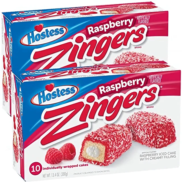 Baie Zingers Par Hôtesse Curated Par Tribeca Curations 396ml Boîte De 10 Indivi