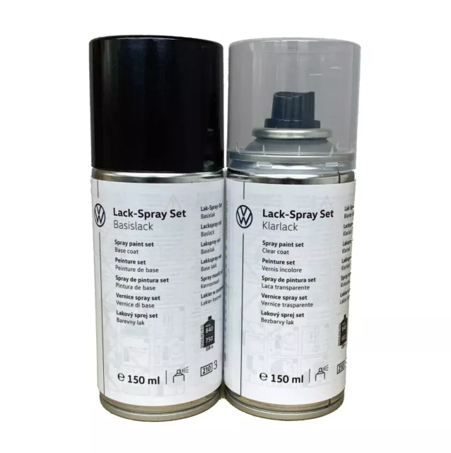 300 ml [86,63€/Liter] Neu Original Lackspray Set austerngrau-metallic Audi LZ7Q