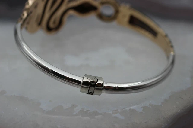 Bracelet femme émeraude serpent fait à la main femme bracelet manchette... 4