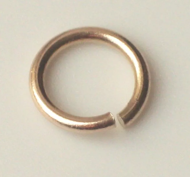 9ct Gold Jump Ring Yellow Open Light & Heavy Diameter 3mm 4mm 5mm 6mm 7mm 8mm