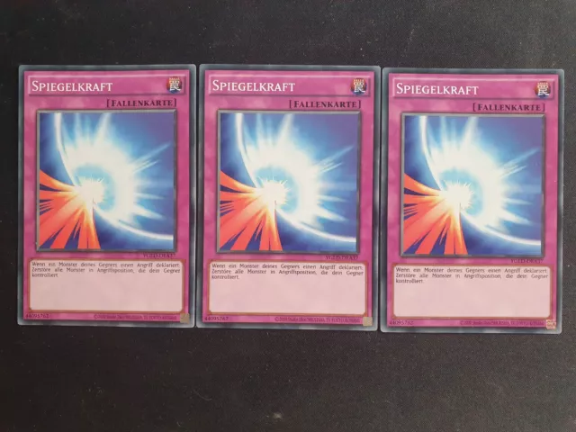 3x Yu-Gi-Oh! YGLD-DEA37 Spiegelkraft Common NM