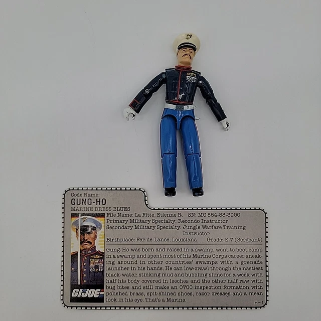 1986 GI JOE GUNG HO BLUES Action Figure 3.75 Force Lot Figurine EUR 19,99 -  PicClick ES