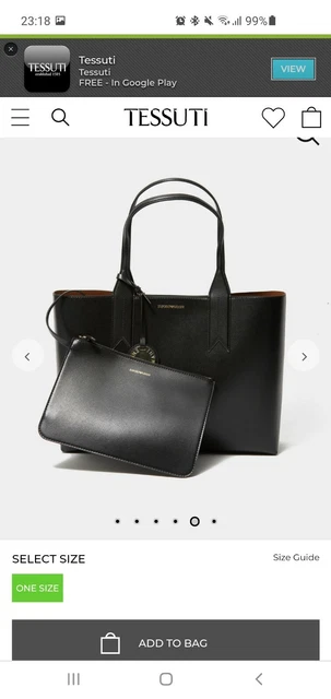 Armani pouch online tessuti