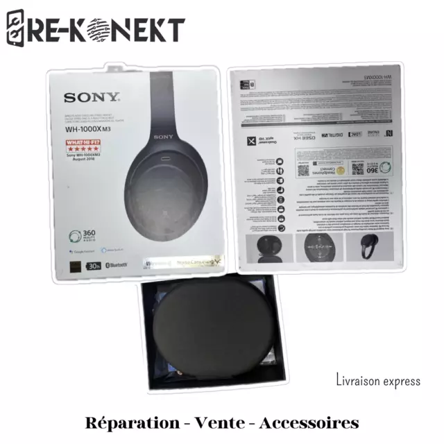 Casque Bluetooth sans fil SONY WH-1000XM3 /Non Fonctionnel