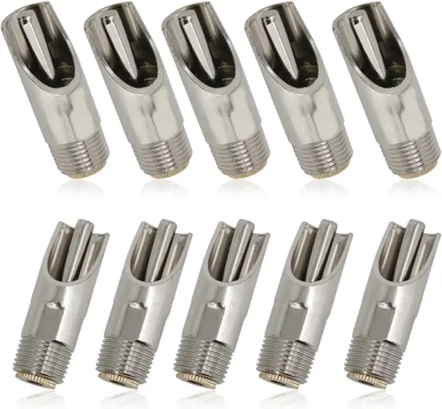 10 Pack Pig Hog Waterer NPT 1/2" Automatic Pig Nipple Drinker Stainless Steel