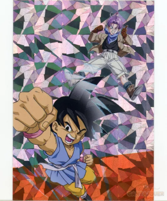 G09 Crystal Chard Card Goku - Vegeta - Gogeta Super Saiyan 4 Dragon Ball GT  - Dragon Ball Universal Collection Trading Cards Pan