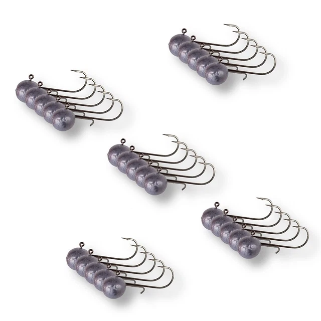Jig Haken Set Größe 2/0 - 25 Stück Spar Pack Musaga Magnum - Jigkopf JIG 2.0