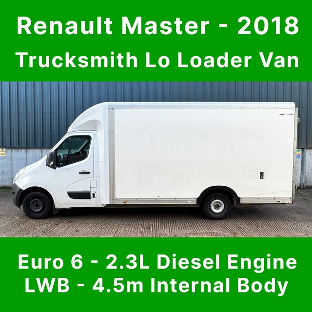 RENAULT MASTER LOW Loader Van - Luton Lo Box Knee Hi - Furniture ...