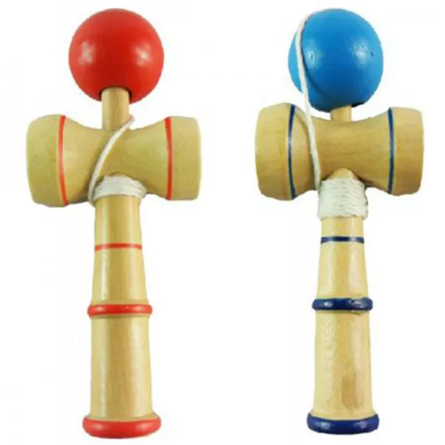 Special Traditional Kendama Ball Wood Wooden Educational Game Skill Toy L..b