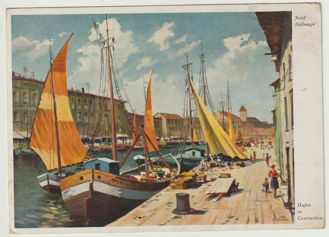 ITALIA - FORLI' - cartolina CESENATICO - Porto - J. SUSSMAYR - nvg - fg