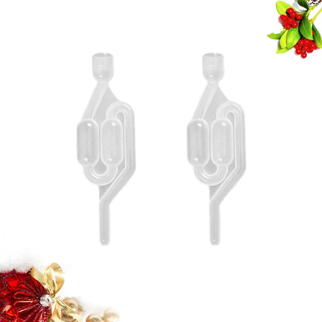 2 PIEZAS Cerradura de aire unidireccional Cerradura de aire Tapones de vino Tapón cónico Tapón de burbujas