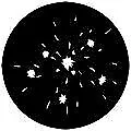 Rosco DHA365b Metal Gobo Fireworks 3B pour scanners Martin PAL