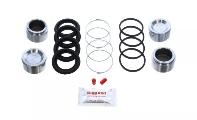 FOR Alfa Romeo Spider 71-93 Front Brake Caliper Seal +Piston Rebuild Repair Kit