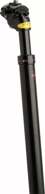 Kalloy Uno Comfort Sus Seatpost, 27.2 x 350mm, Black