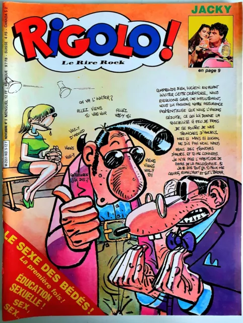 Rigolo Mensuel N°5 (11/1983) Le Rire Rock : Bd, Récits Complets (Margerin) [Tbe]