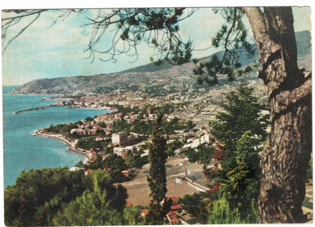 Imperia SANREMO- Riviera dei fiori- Panorama da levante- viaggiata 1967