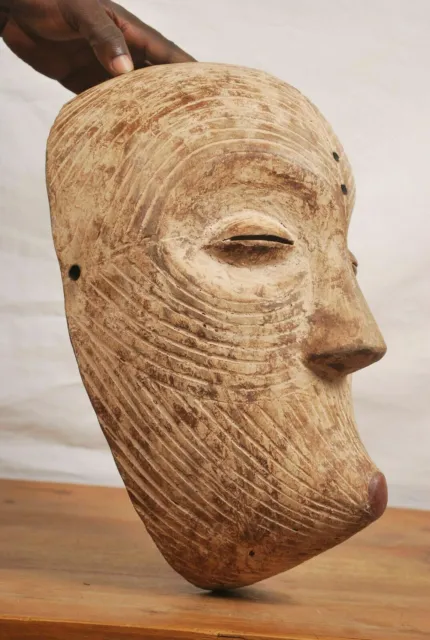 African tribal art,luba Mask from Democratic Republic of Congo 3
