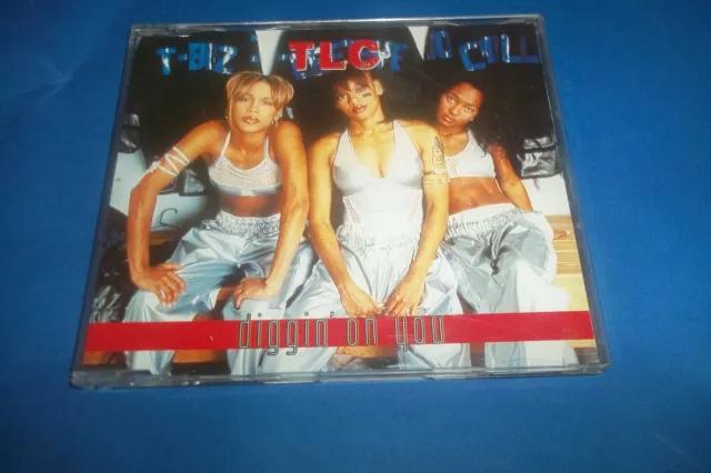 Tlc ""Diggin' On You"" Cd Single 1995 Laser Records New