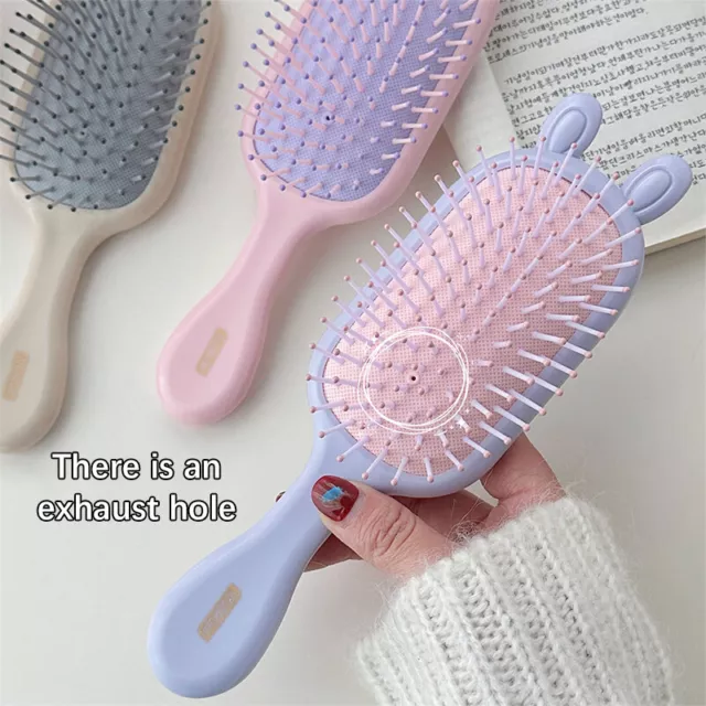 Rabbit Air Cushion Comb Women Long Hair Curling Fluffy Air Bag Comb Massage Comb