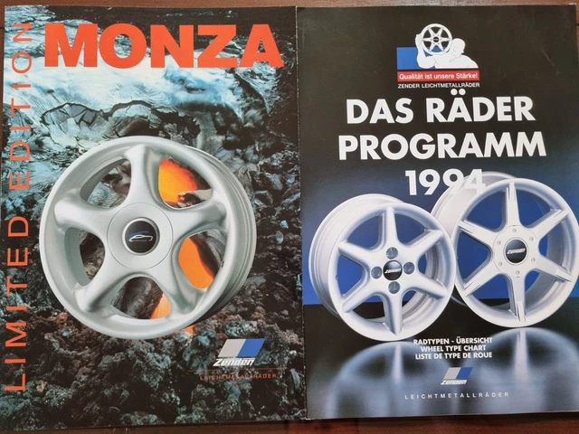 ZENDER FELGEN MONZA Alufelgen Programm - Tuning Fahrzeugveredlung D&W