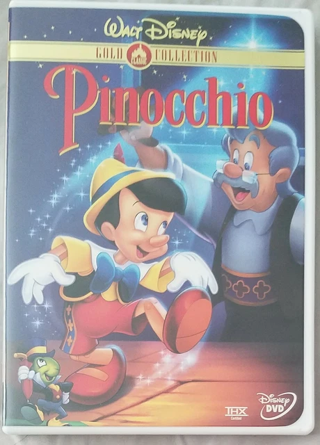 Pinocchio (DVD, 1999, Disney Gold Collection)