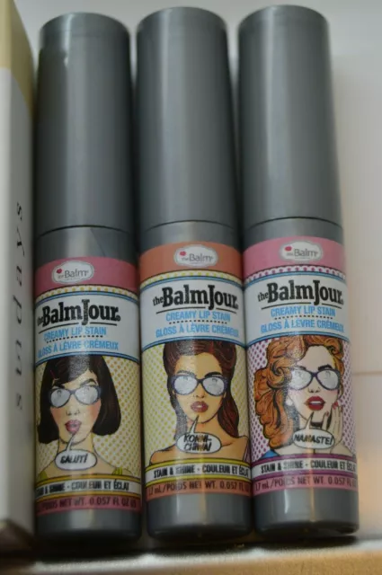 30 The Balm BalmJour mancha labial cremosa ~ 30 manizador Mary Lou ~ 30 resortes bálsamo rubor