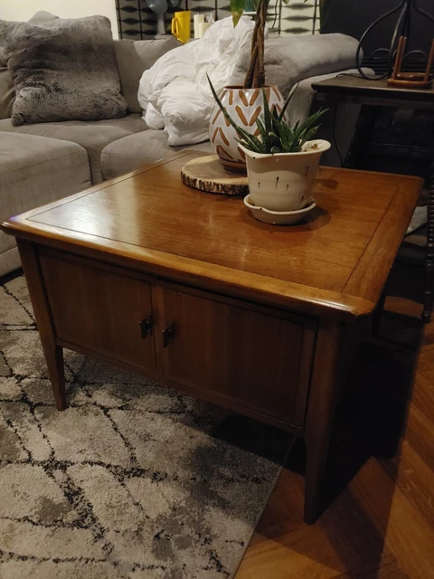 LANE Rhythm Side Commode Table, 1963 Dreamy MCM Mid Century Modern LANE Rhythm Side Commode Table, 1963 Dreamy MCM Mid Century Modern