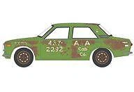 Mini Car 1/64 1970 Datsun 510 4-Door Sedan Cab Co. Green Last Tokyo Torque