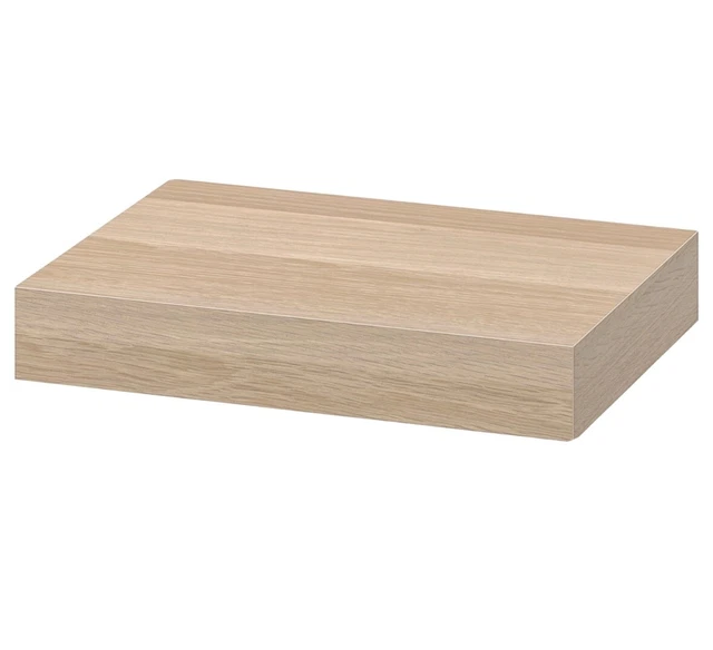 IKEA LACK FLOATING Wall Shelf 11 3/4" X 10 1/4” White stained oak