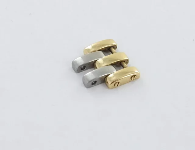 Cartier Ersatzglied Glied Link Panthere 18K Stahl/Gold 12Mm